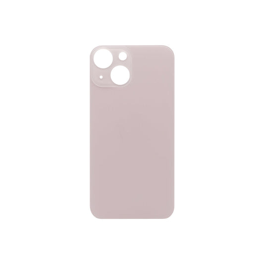 For Apple iPhone 13 Mini Back Glass, Enlarged Camera Frame Pink Compatible