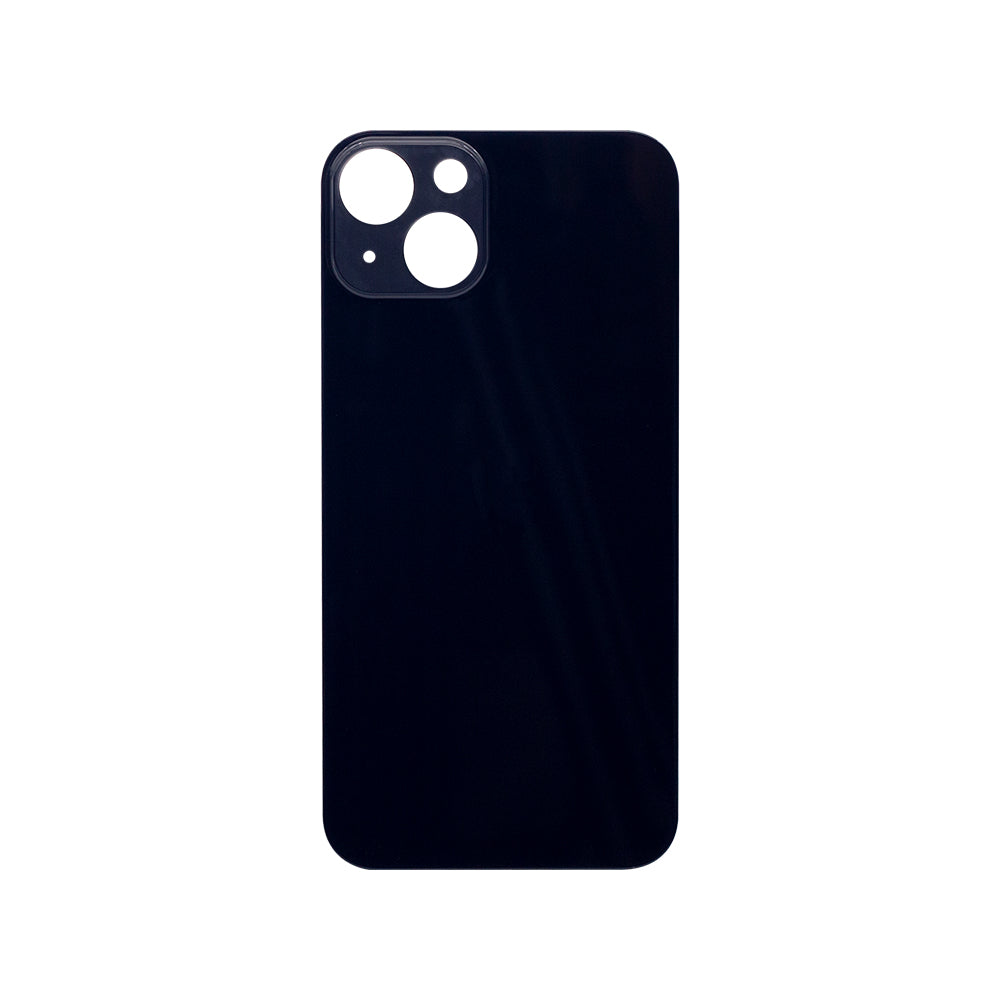 For Apple iPhone 13 Back Glass, Enlarged Camera Frame Midnight Compatible