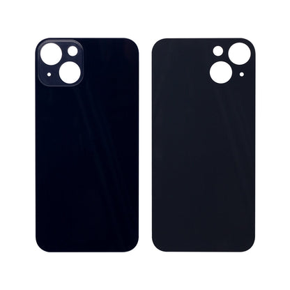 For Apple iPhone 13 Back Glass, Enlarged Camera Frame Midnight Compatible
