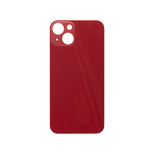 For Apple iPhone 13 Back Glass, Enlarged Camera Frame Red Compatible