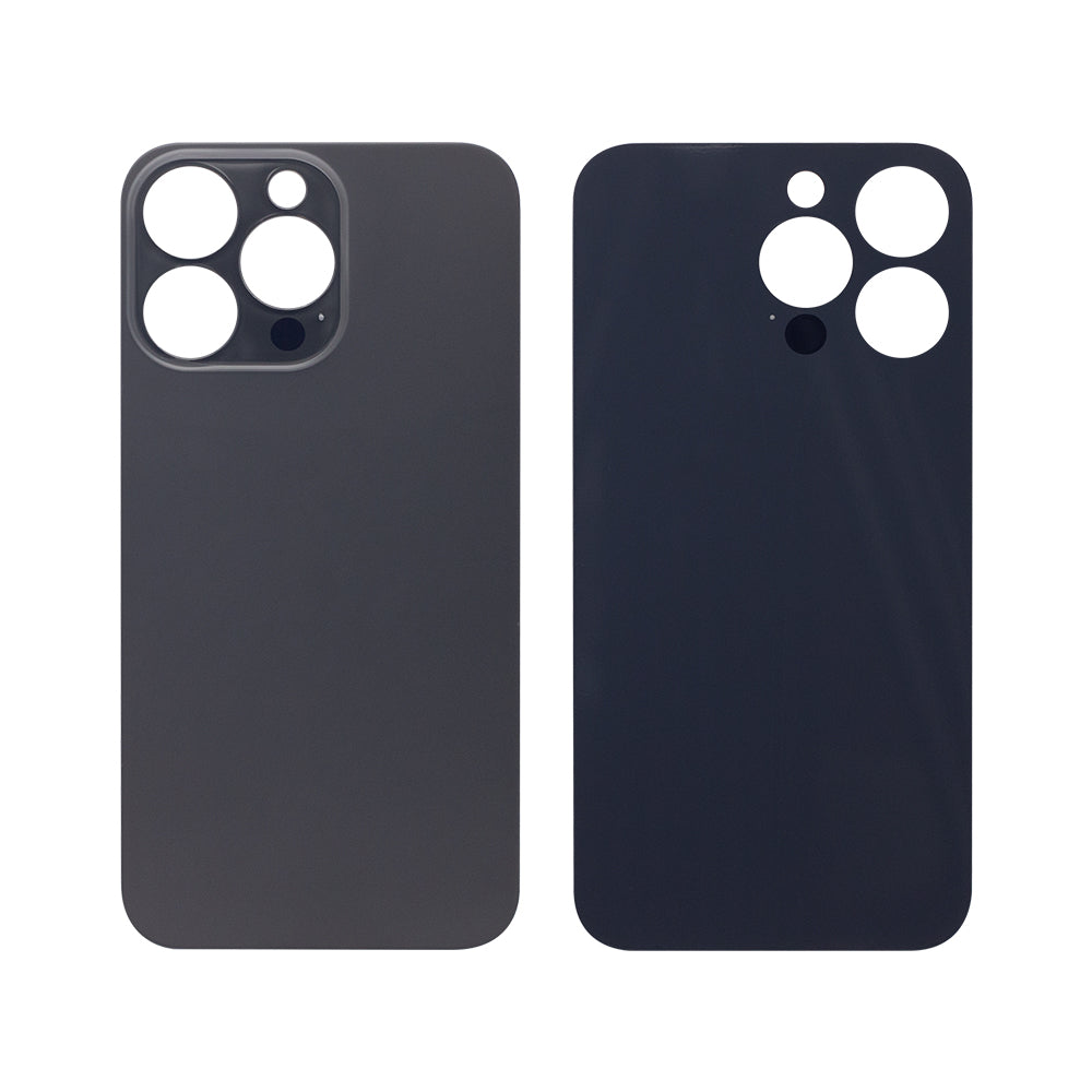 For Apple iPhone 13 Pro Back Glass, Enlarged Camera Frame Graphite Compatible
