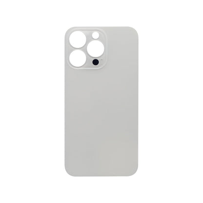 For Apple iPhone 13 Pro Back Glass, Enlarged Camera Frame Silver Compatible