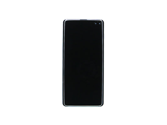 Samsung Galaxy S10 Plus G975F Display And Digitizer With Frame Prism Blue Service Pack