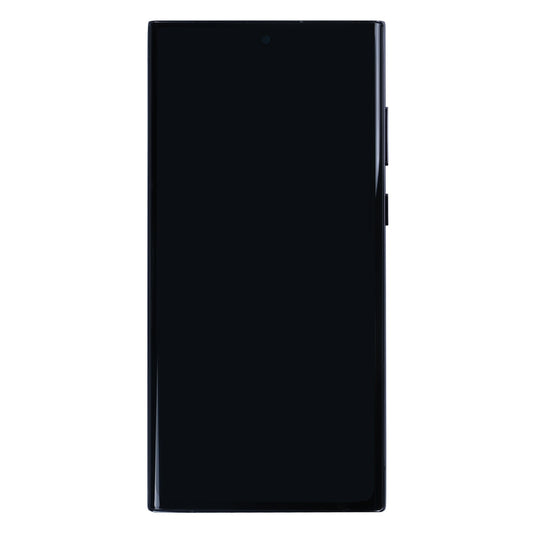 Samsung Galaxy S22 Ultra 5G S908B Display And Digitizer With Frame Phantom Black Soft-OLED