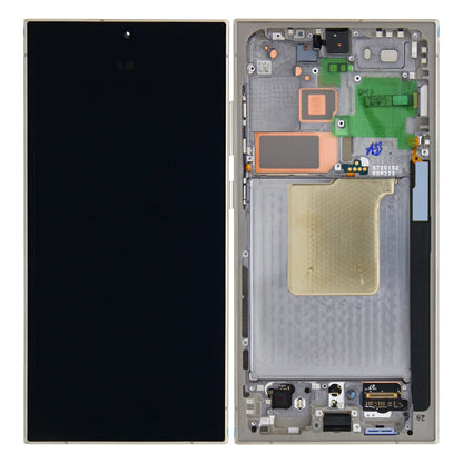 Samsung Galaxy S24 Ultra S928 Display And Digitizer With Frame Titanium Grey Pre-Assembled
