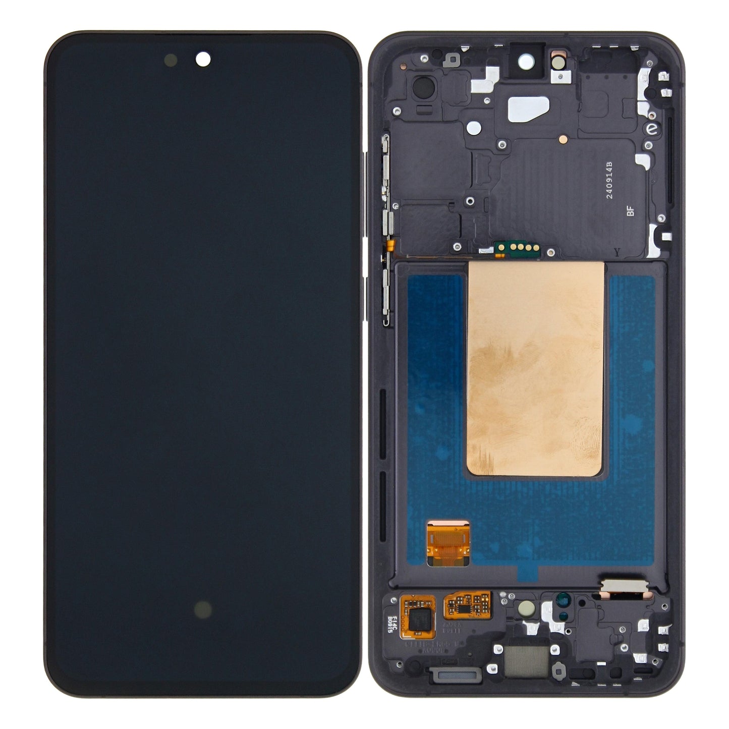 Samsung Galaxy S24 FE S721B Display And Digitizer With Frame Black Pre-Assembled
