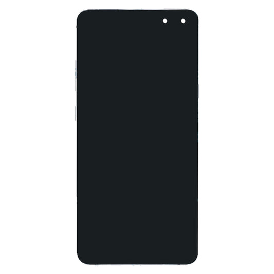 Samsung Galaxy S10 5G G977B Display And Digitizer With Frame Crown Silver Service Pack