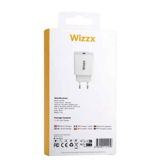 Wizzx 18W USB Oplader