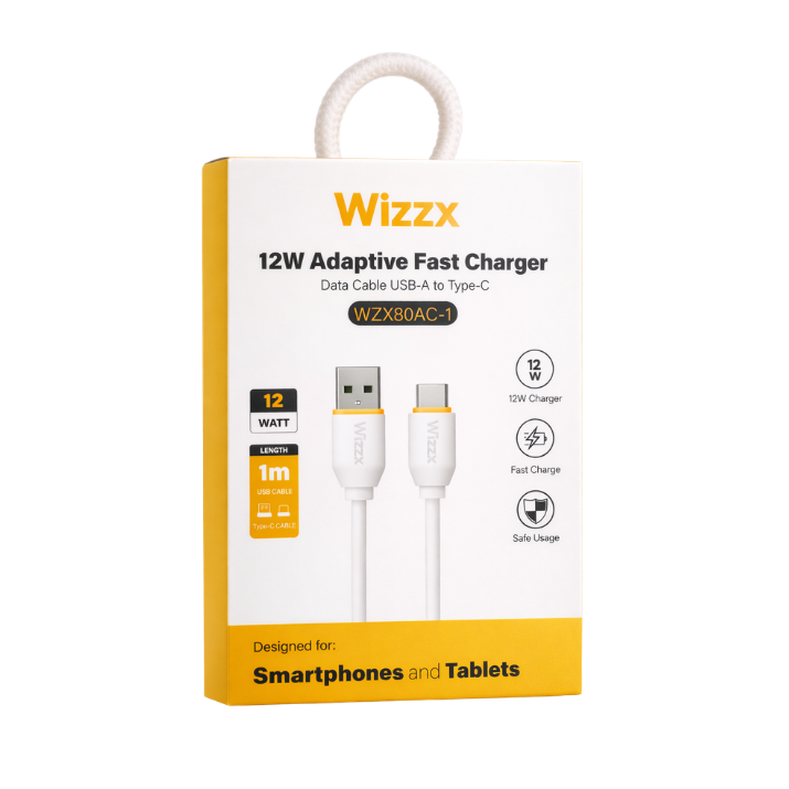 Wizzx USB-A to USB-C Kabel - 1M