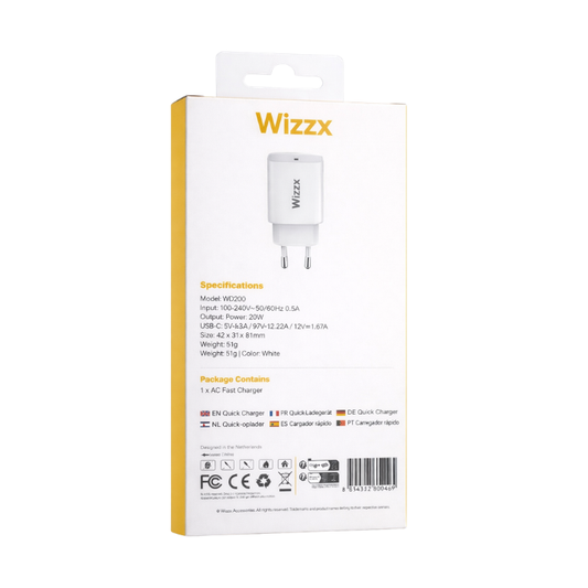 Wizzx 20W USB-C Oplader